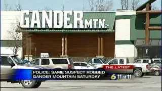 Man with knife robs Gander Mountain