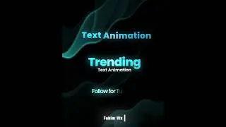 Need Trending Text animation like this? Full tutorial today at 4 PM 🔥#alaightmotionedit