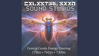 Cosmic Cicada Energy Clearing | 741hz + 174hz + Theta Waves | 7.83hz Schumann Resonance