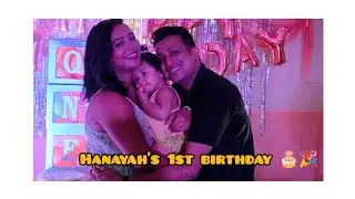Hanayah's First Birthday celebration and surprise shoot with @DeeplinaDeka @TheUdayan69