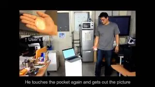 A Location-Sensitive Visual Interface on the Palm