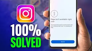 This Page Isn’t Available Right Now Instagram | How To Fix Page Isn’t Available Right Now Instagram