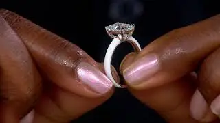 Diamonique Emerald Cut Enamel Ring, Sterling Silver on QVC