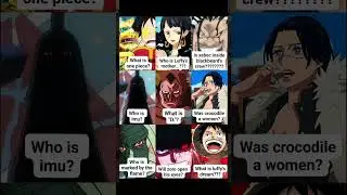 SOME QUESTIONS THAT NOT EVEN REAL ONE-PIECE FANS CAN ANSWER..#onepiece #anime #luffy #zoro