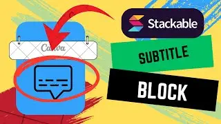 Stackable Blocks: Subtitle
