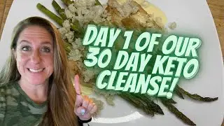 DAY 1 OF OUR 30 DAY KETO CLEANSE!  | WHAT I EAT IN A DAY ! | NO DAIRY ALL MONTH! |September 1, 2021