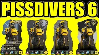 PISSDIVERS 6 - A FULL BOWL - ALL LASERS TEAM LOADOUT | Helldivers 2