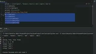 List, Access List Items, Change List Items in Python basic
