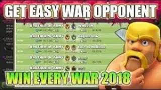 How to find easy opponents in wars||Clash of clans||war winning strategy||hindi||urdu