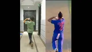 Paji Arshdeep Bowling Copy! 🥵🔥|| #shorts #youtubeshorts #shortsfeed #cricket