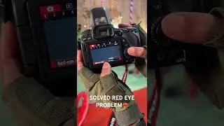 Red - Eye Problem Solved in Canon 80D #viralvideo #dslrpic #photography #dslr #camera #cameraproblem