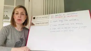Read Write Inc - hold a sentence and proofread