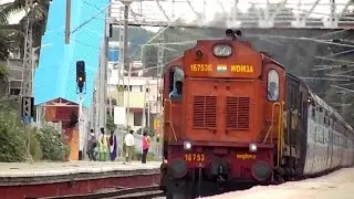 Indian Railway - Offlink MLY Alco hauled with  12193/Yesvantpur - Jabalpur SF Express