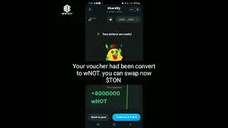 How to convert Notcoin voucher to $TON  #Notcoin #voucher #convert to #$TON