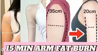 15-Minute Arm Fat Burning Workout for Women | No Weights Needed, Home Workout