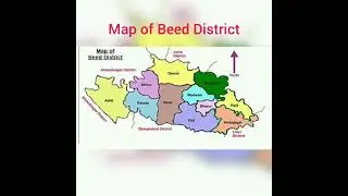 Map Of Beed District