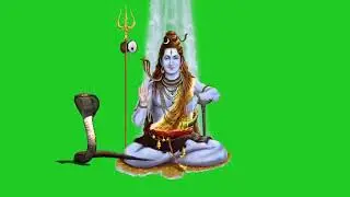 Lord Shiv Green Screen video And 🐍#greenscreenvideo