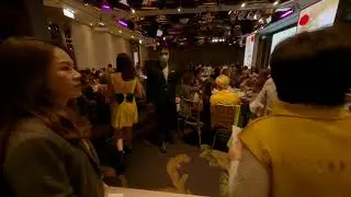 Solo Videographer Filming a Party Where the Dining Tables Shake Every Time Someone Screams 乾杯 and My