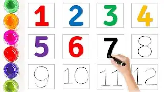 Counting Numbers | write and read numbers | 123 learning for kids | 1-20 | 123 counting for kids