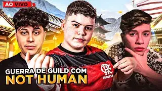 🔴 LIVE! - GUERRA DE GUILDAS NOT HUMAN TOP 1 - PHZIN7 LIVE ON FREE FIRE 🔴