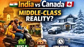 Indian vs Canadian Lifestyle 🇮🇳🇨🇦 | Middle-Class Reality Check You Must See