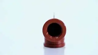 Video display of factory production of pipe fittings
