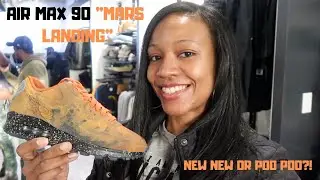 AIR MAX 90 MARS LANDING IN HAND REVIEW!!!