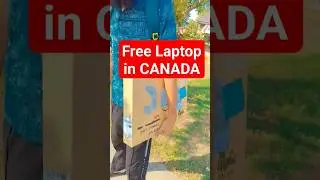 Free laptop in Canada #canada #saskatchewan #canadavlogs #saskatoon #toronto #brampton #surrey #ca