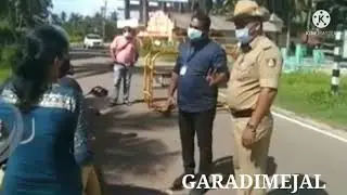 COVID 19. Thenkanidiyooru. Udupi dist (lockdown in village)