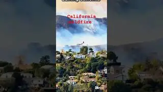 California wildfire disaster in Los Angeles USA #shorts