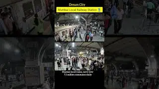 Mumbai local trains, carry&nbsp;over 7.5 million&nbsp;commuters daily #mumbaimetro #mumbaicentral