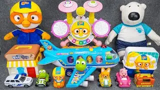 [Toy ASMR] Pororo Jumbo Airplane Playset 💙 Satisfying Unboxing ASMR | No talking 💙 뽀로로 장난감
