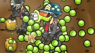 Plants vs. Zombies World War II Mod v0.1 #2 Tutorial Level 4 BOSS level【Hard Mode】