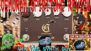 A Brass Artist Signature Pedal With Klon DNA | Vemuram Spiritone Review on a Minifreak
