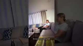Epic Alien Prank Shocks Dad! 😂👽 #shorts