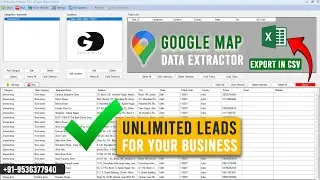 How to extract data from google maps | extract leads from google maps