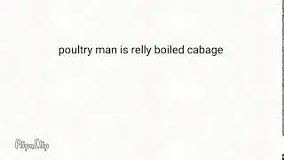 i know who poultry man is