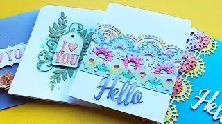 Spellbinders Subscription Club Cards - August
