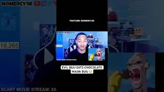 Evil Buu eats Majin Buu #dragonballreaction #dbzreaction #nomercy4k