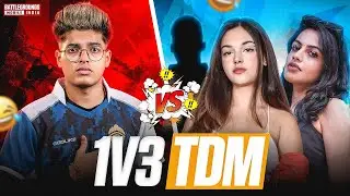 Jonathan Vs sharkshe and mizo gaming tdm match fight || @JONATHANGAMINGYT full trolling 3 girls ||