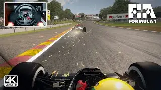 Lotus 97T by Ayrton Senna | 1985 Career European Grand Prix | Logitech G29 Gameplay