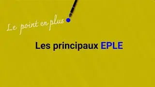 Les principaux EPLE