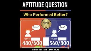 Aptitude: Comparing two marks