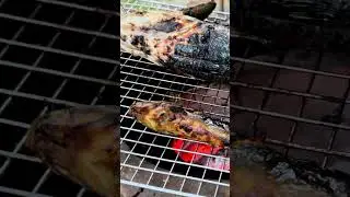 #Grilling Fresh #Fish Over #Charcoal, Traditional Cambodian #BBQ #shorts #reels #tiktok #1