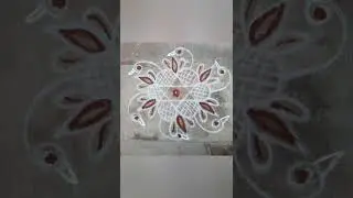 five minutes five rangoli very easy morning beautiful rangoli begginers small muggulu🌹