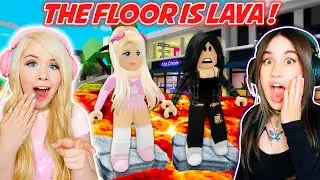 THE FLOOR IS LAVA IN ROBLOX!