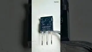 Measuring the MBR3080PT Diode with an Analog Multimeter. #diodes #fyp