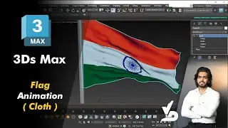 Autodesk 3Ds Max |  Flag Animation ( Cloth )
