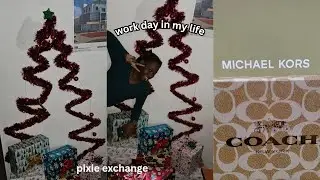 work day in my life|pixie exchange|12 Days of Christmas|Day 5|
