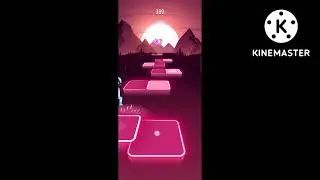 playing bad romance song in tiles hop